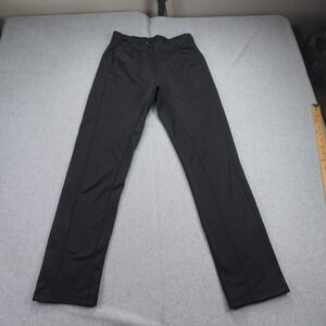 Nike Sweatpants Mens Small Black Therma-Fit Fleece Lined Training Zip Ankle